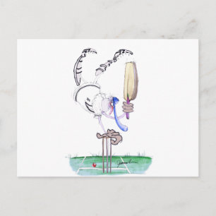 felicitaties - cricket , tony fernandes briefkaart