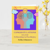 Felicitaties Fellowship in Psychiatrie Profielen Kaart (Gele Bloem)