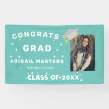 felicitaties geslaagd sterren foto feest banner