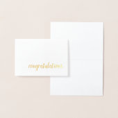 felicitaties goud folie kaarten (Display)