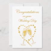 Felicitaties Huwelijkskaart Kaart (Voorkant)