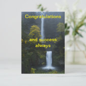 felicitaties kaart (Staand voorkant)