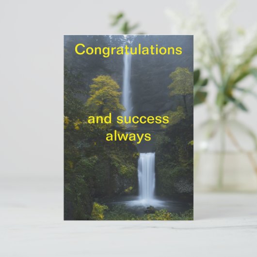 felicitaties kaart (Staand voorkant)