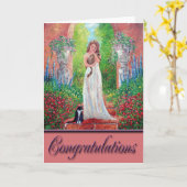 FELICITATIES KAART (Gele Bloem)