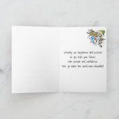 Felicitaties met afstuderen als haarstylist kaart (Binnen)