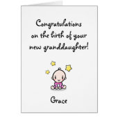 Felicitaties met kleindochter, grootouders, (Voorkant)