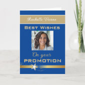 Felicitaties met promotie fotokaart kaart (Voorkant)