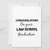 felicitaties met uw afstuderen aan de rechtenfacul kaart (Achterkant)