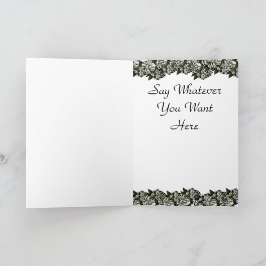 Felicitaties met uw verlovingskaarten kaart (Binnen)