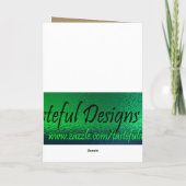 Felicitaties met uw verlovingskaarten kaart (Achterkant)