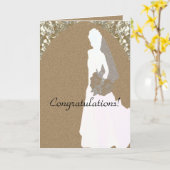 Felicitaties met uw verlovingskaarten kaart (Gele Bloem)