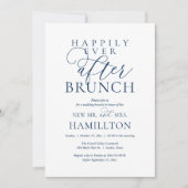 Felicitaties na de bruiloft Brunch Modern Post Huw Kaart (Voorkant)