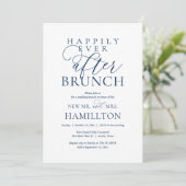 Felicitaties na de bruiloft Brunch Modern Post Huw Kaart (Staand voorkant)