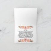 felicitaties niece met uw afstuderen kaart (Binnen)