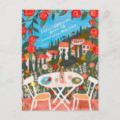 Felicitaties Nieuw Huis Plattelands Uitgezicht Briefkaart (Voorkant)