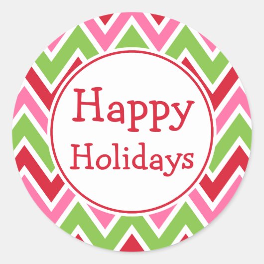 Felicitaties Stickers voor Kerst (Voorkant)