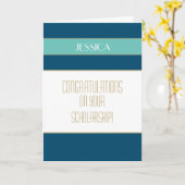 Felicitaties studiebeurs kaart (Gele Bloem)