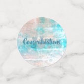 Felicitaties tafelconfetti van dalDesignNZ Confetti (Kleine voorkant)