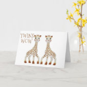 FELICITATIES "TWEELING" VERDUBBELEN DE LIEFDE EN H KAART (Gele Bloem)