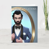 Felicitaties van de getuige  kaart (Voorkant)