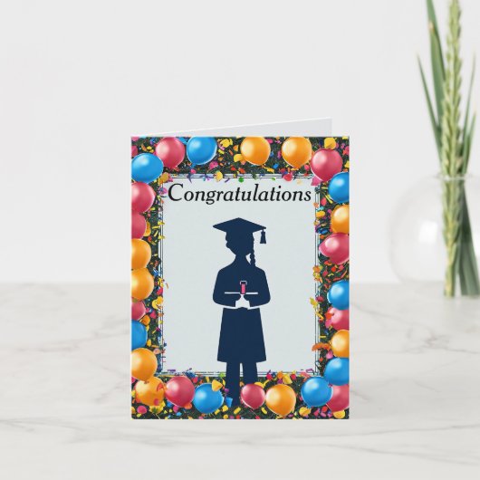 felicitaties van het afstuderen (Voorkant)