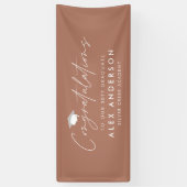 felicitaties van het afstuderen voor de moderne te spandoek (Verticaal)