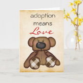 felicitaties voor aanneming kaart (Gele Bloem)