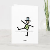 felicitaties voor afstuderen card kaart (Achterkant)