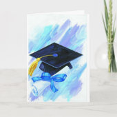 felicitaties voor afstuderen card kaart (Voorkant)