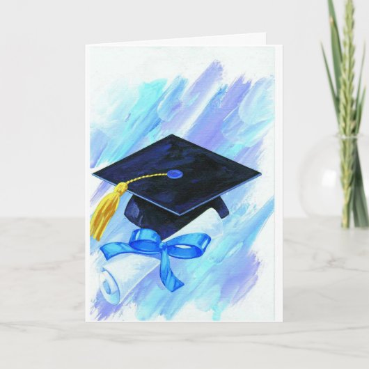 felicitaties voor afstuderen card kaart (Voorkant)