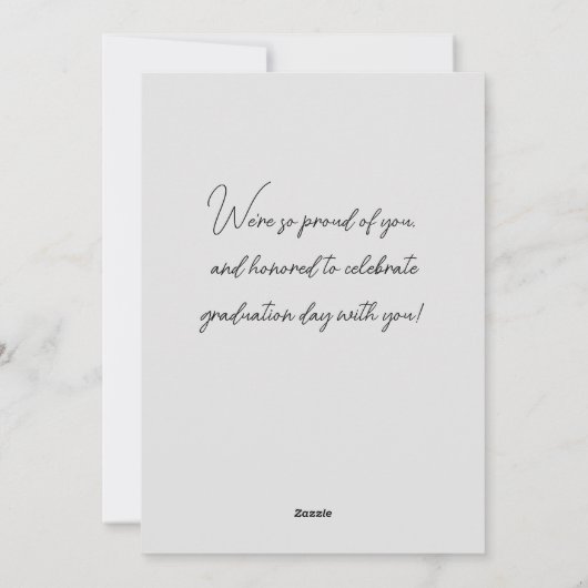 felicitaties voor afstuderen feestdagenkaart (Achterkant)