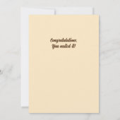 felicitaties voor afstuderen meisjes aankondiging (Achterkant)