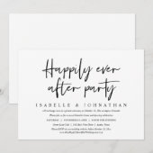 Felicitaties voor altijd Casual bruiloft Elopement Kaart (Voorkant / Achterkant)