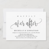 Felicitaties voor altijd, Huwelijksvlucht Feest Kaart (Voorkant)