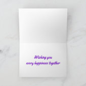  felicitaties voor bruiloft kaart (Binnen)