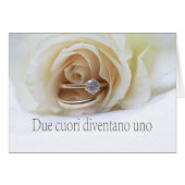 felicitaties voor de italiaanse bruiloft (Voorkant Horizontaal)