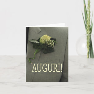 felicitaties voor de italiaanse bruiloft kaart