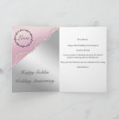 Felicitaties voor het 50ste Jubileum Kaart (Binnen)