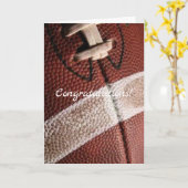 felicitaties voor het oude football kaart (Gele Bloem)