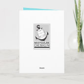 felicitaties voor je eerste huis (crayolaShapes) Kaart (Achterkant)