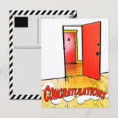 felicitaties voor kompas briefkaart (Voorkant / Achterkant)