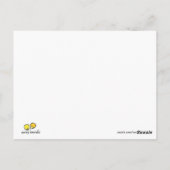 Felicitaties voor ons Rising Star Briefkaart (Achterkant)