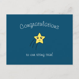 Felicitaties voor ons Rising Star Briefkaart