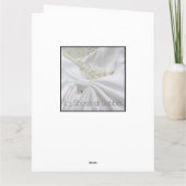 felicitaties voor ouders van de bruidbruiloft kaart (Achterkant)