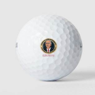 felicitaties voor president joe biden golfballen