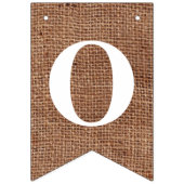 FELICITATIES! voor Simulate Burlap Vlaggetjes (Tweede vlag)