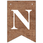 FELICITATIES! voor Simulate Burlap Vlaggetjes (Derde vlag)