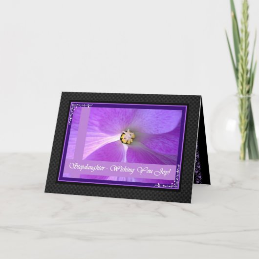 Felicitaties voor stiefdochter en nieuwe echtgenoo kaart (Voorkant)