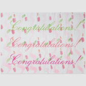 Felicitaties voor Tissue Paper Tissuepapier (Voorkant)