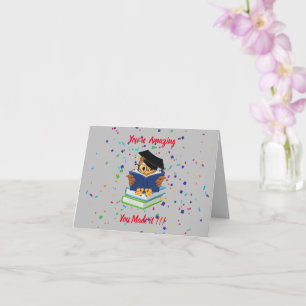 felicitaties voor uw afstuderen dag kaart